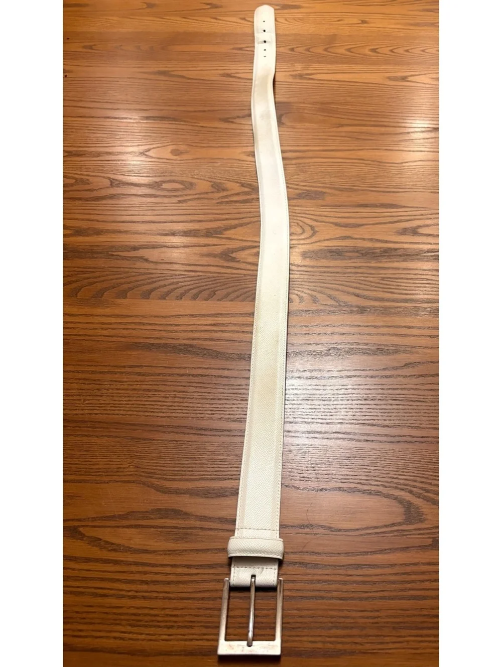 Jack Nicklaus Allen Edmonds Golf Belt 36 Textured White USA Made
